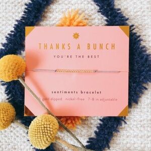 Lucky Feather‎ Gold Dipped Bracelet